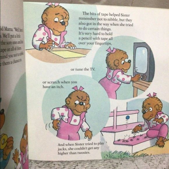 1986 The Berenstain Bears and The Bad Habit Book - Picture 8 of 9